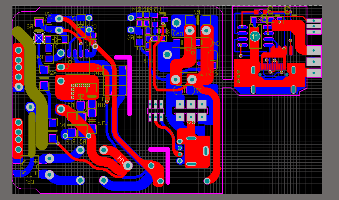 6605 PCB FP6605外圍最簡(jiǎn)單的PD2.0快充協(xié)議IC,兼容QC3.0/2.0