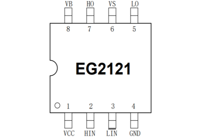 EG2121：高性能無(wú)刷電機(jī)控制器柵極驅(qū)動(dòng)芯片，集成多重安全保護(hù)